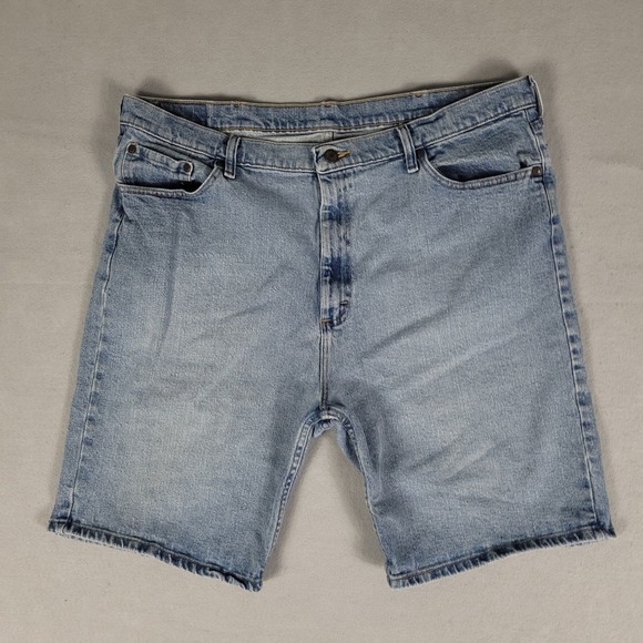 Wrangler Other - Wrangler Denim Shorts Mens 40 Blue Relaxed Fit Cotton 606WFDT